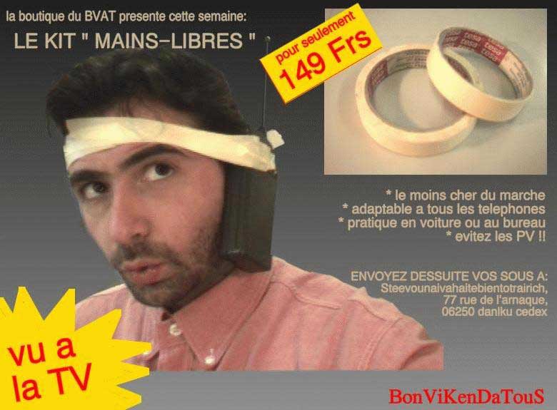 Le kit main libre