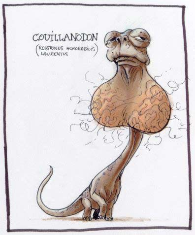 Dans la famille des dinosaures, je demande le Couillanodon