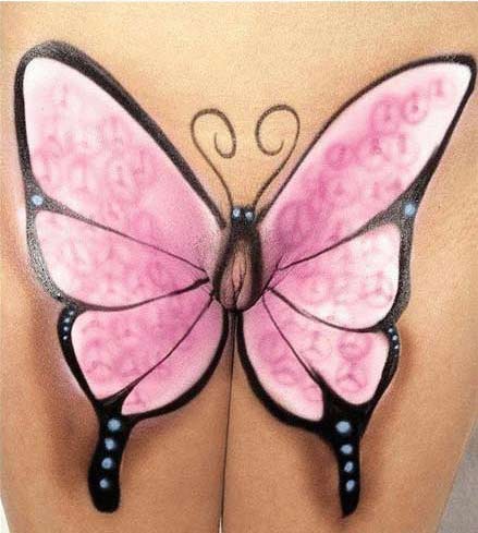 Le papillon chounette.