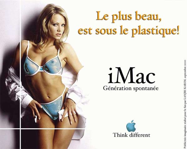 iMac, le plus beau est sous le plastique.